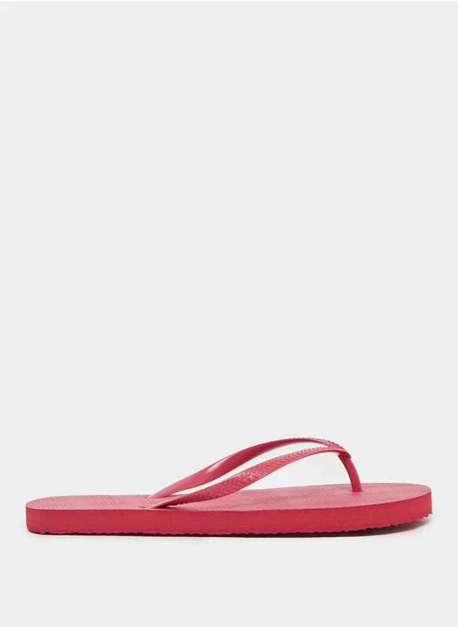 Styli Solid Flip Flops