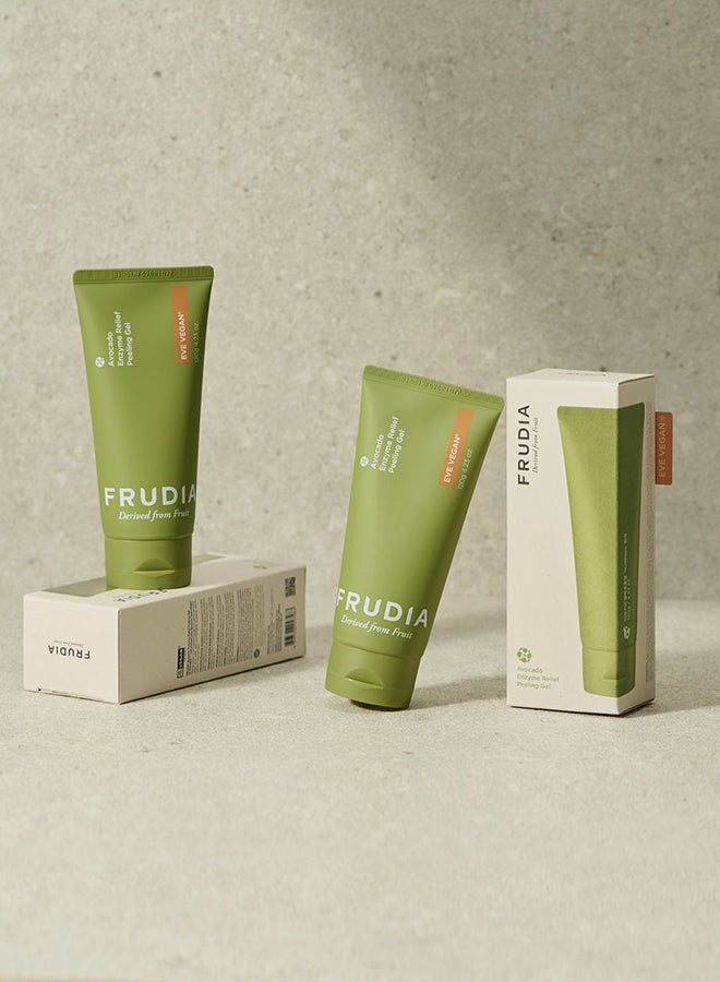 frudia جل التقشير المرطب بخلاصة إنزيم الأفوكادو  - Image 2