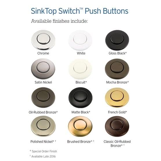 INSINKERATOR Garbage Disposal Air Switch Kit, Dual Outlet Sink Top Switch Button for All INSINKERATOR Food Waste Disposer Models, Chrome/White STS-OO - Image 5