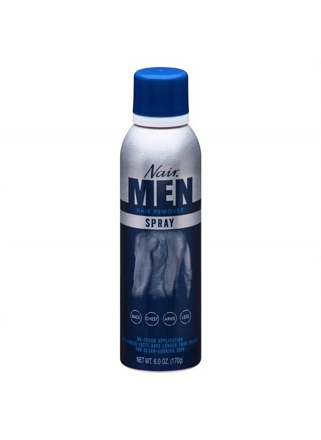 Nair - Hair Remover Mens Spray 6 Ounce (177ml) - Image 1