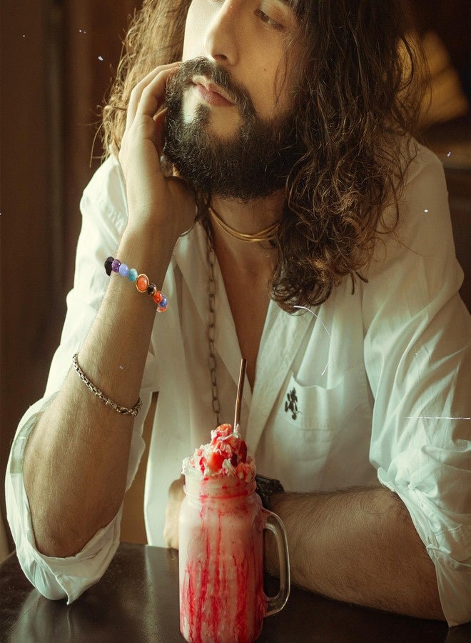 Jovivi Solar System Bracelet Universe Galaxy The Nine Planets Natural Stone Lava Rock Beads Essentional Oil Diffuser Bracelet for Women Men Gifts - Image 4