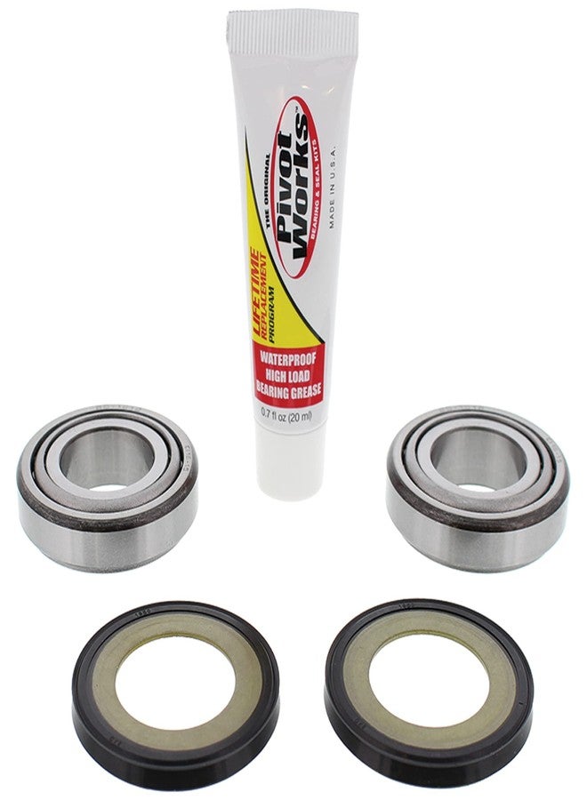 Pivot Works Steering Stem Bearing Kit PWSSK-HD01-000 Compatible With/Replacement For Buell Blast 2000-2009, M2 Cyclone 1997-2002, S1 Lightning 1996-1998, S2 Thunderbolt 1995 1996 - Image 1