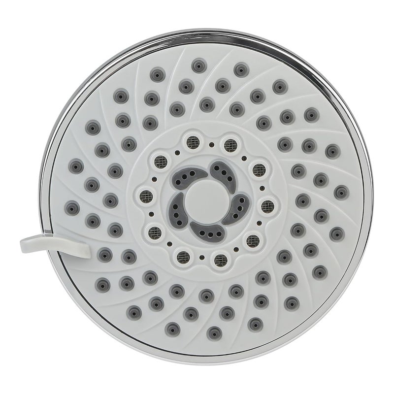Orvos Overhead multifunction shower 4x4 inches HydroBloom Chrome plated with high grade Korean ABS material from LG for high end luxury bathrooms set of 1 - Image 3