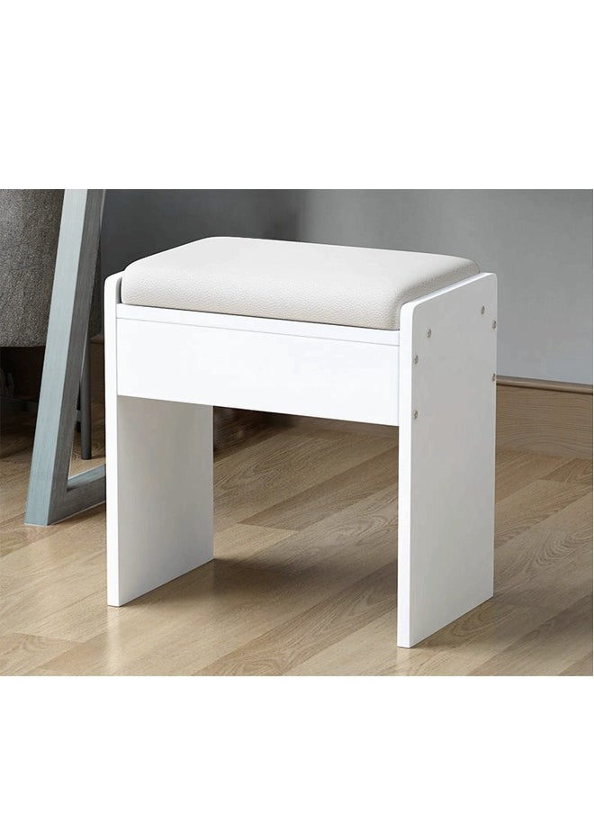 NKX Elegant Upholstered Makeup Dressing Stool  - Image 1