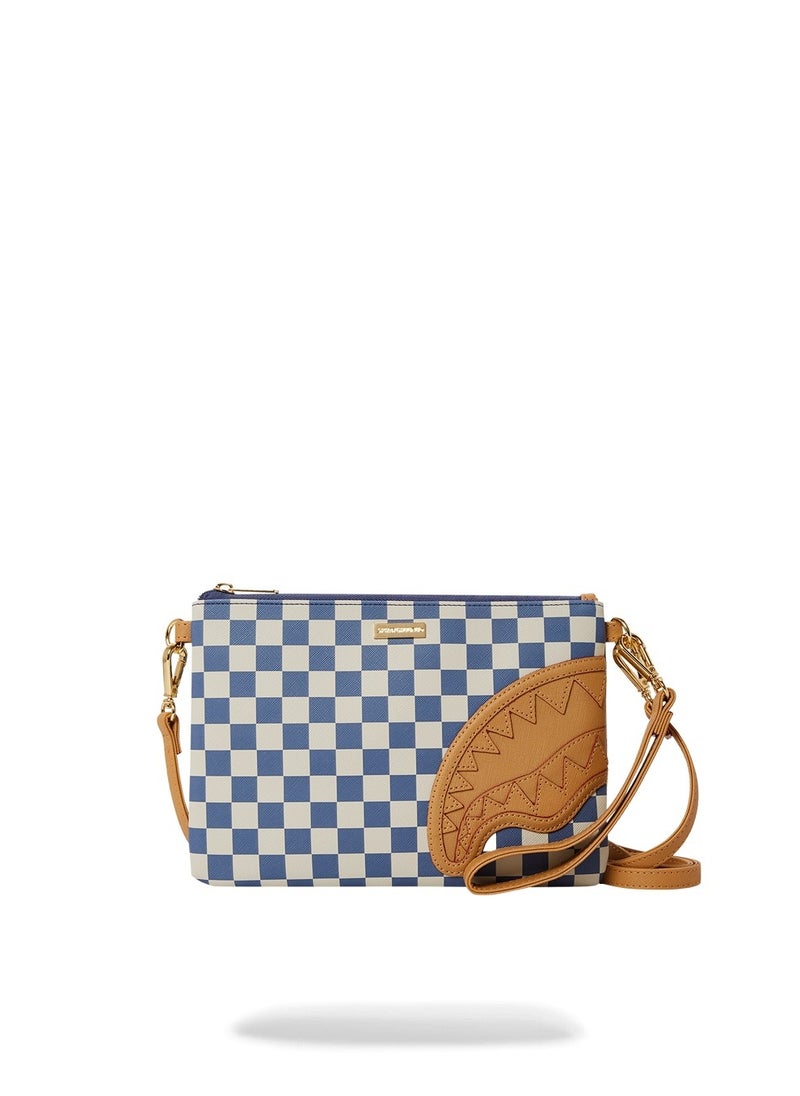 SPRAYGROUND LETTER CHECKERS CLUTCH  - Image 1