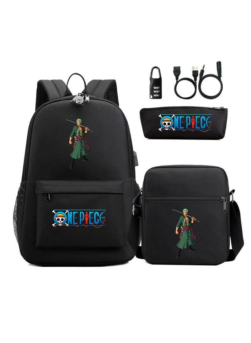 قطعة واحدة USB ثلاث قطع على ظهره