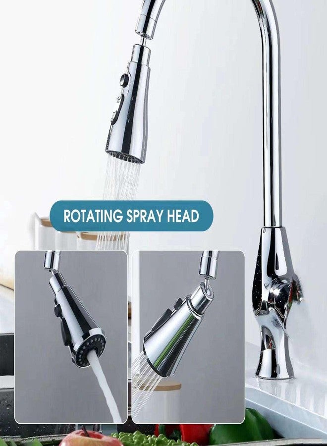 Homecure 360 Degree Water Saving Faucet Adjustable | Tap filter, Tap extender for kitchen sink | Flexible Anti Splash Water Saving Movable | Sprinkle Head Nozzle for & Kitchen (1, Chrome) - Image 5
