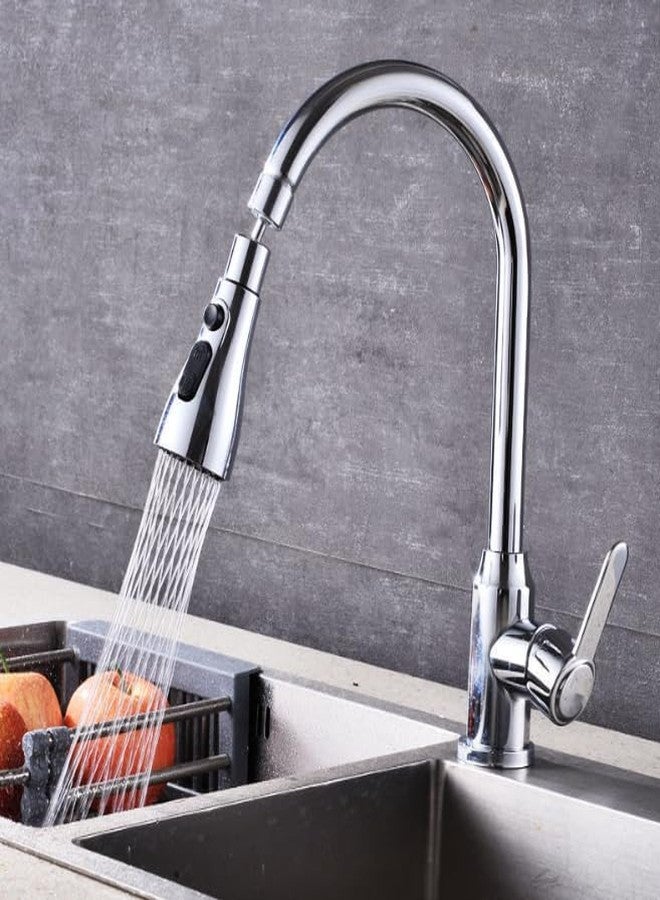 Homecure 360 Degree Water Saving Faucet Adjustable | Tap filter, Tap extender for kitchen sink | Flexible Anti Splash Water Saving Movable | Sprinkle Head Nozzle for & Kitchen (1, Chrome) - Image 4