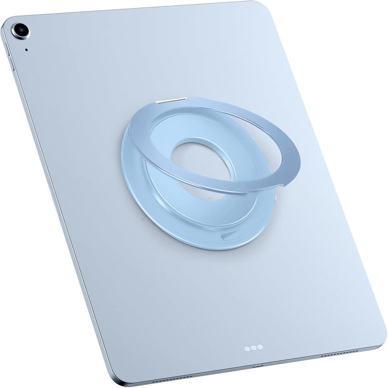 حامل جهاز لوحي عالمي قابل للدوران بزاوية 360 درجة، مقبض مغناطيسي، مناسب لأجهزة iPad Pro، Air، Mini، Galaxy، Fire، Kindle بحجم 6-13 بوصة، وجميع الأجهزة الأخرى. - Image 1