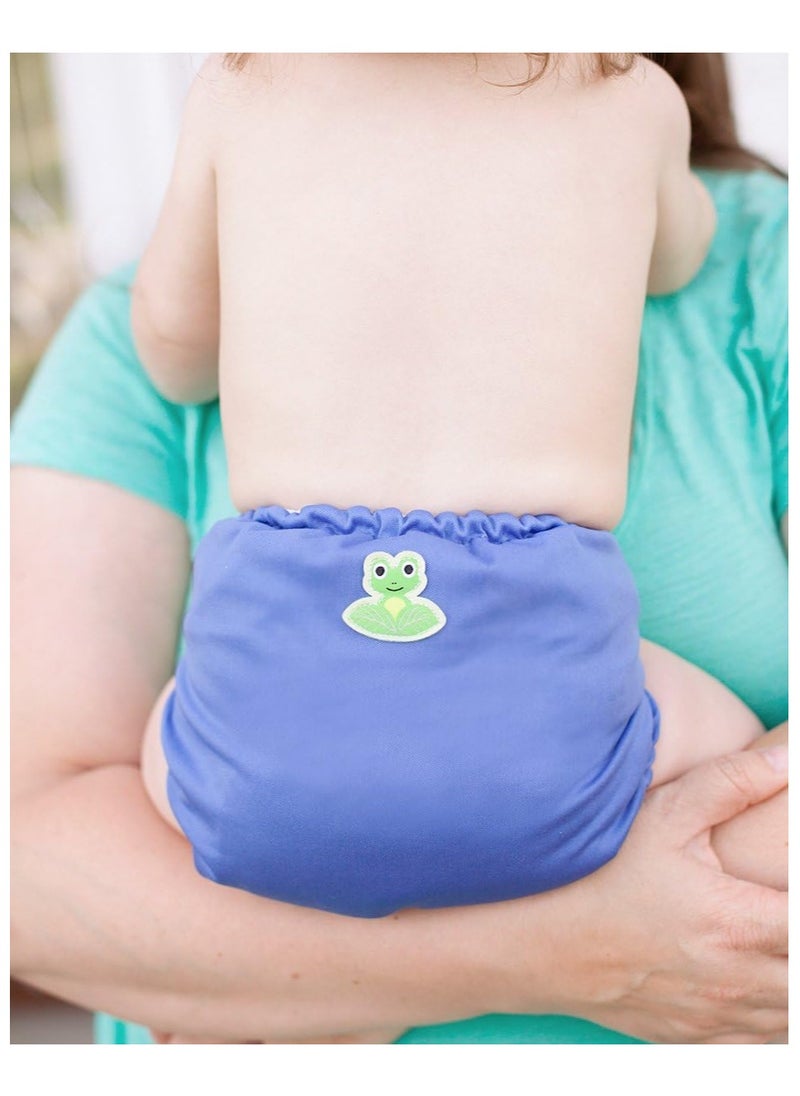 Coqui Baby - Hero Pocket Cloth Diaper with One Trim Active Wick Insert Turtles with Trim Insert - Image 1