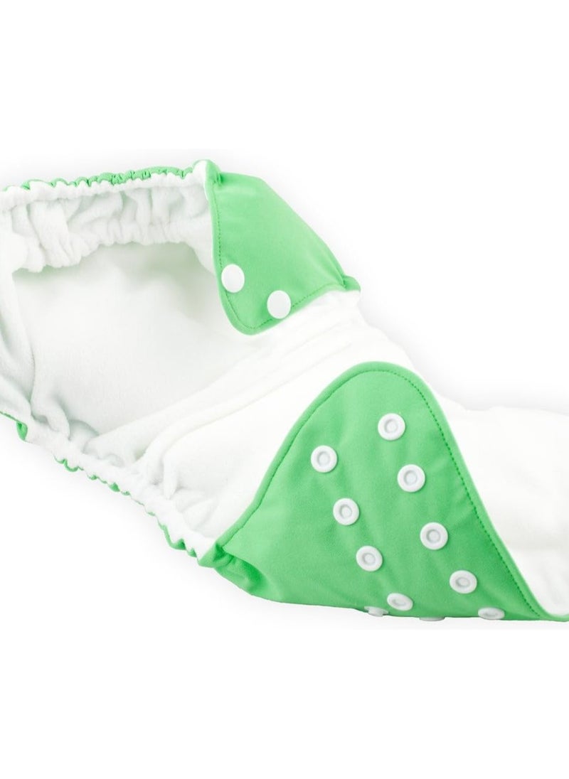 Coqui Baby - Hero Pocket Cloth Diaper with One Trim Active Wick Insert Turtles with Trim Insert - Image 1