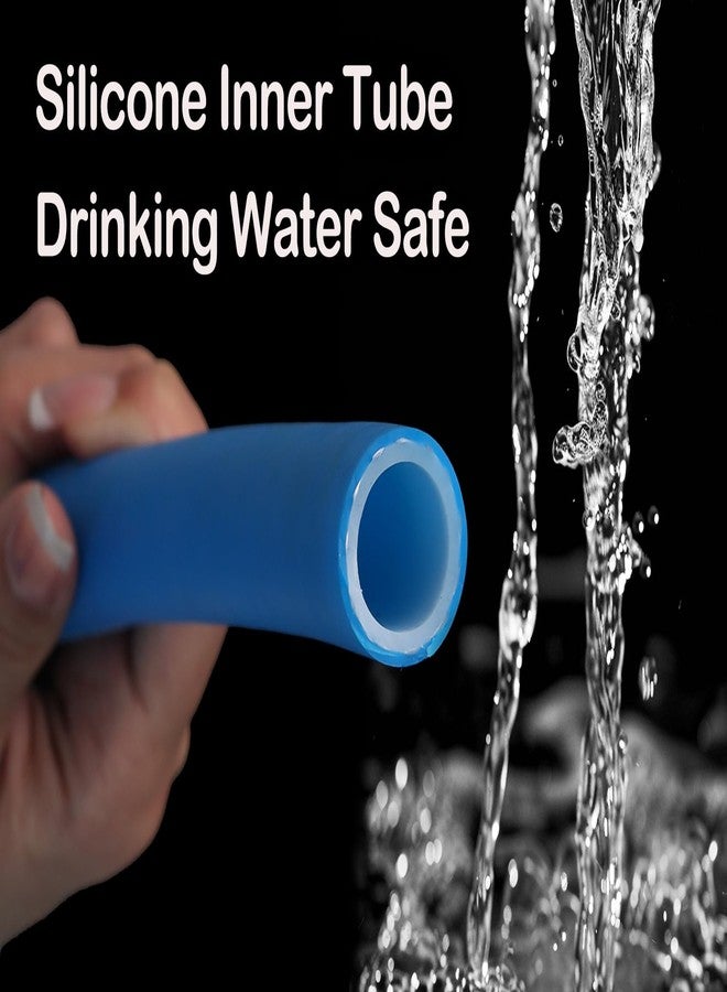 أتلانتيك خرطوم مياه شرب آمن من أنثى إلى أنثى من أتلانتيك بطول 2 قدم، خرطوم حديقة قصير: خالٍ من الرصاص، وBPA، والفثالات، وPVC. - Image 4