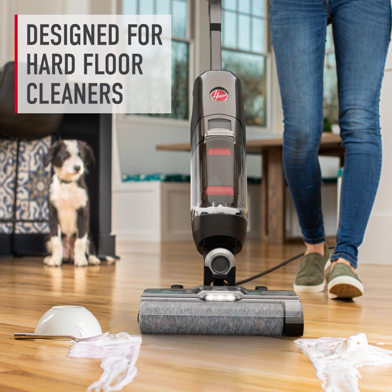 Hoover Pet Hard Floor Cleaner Solution, 32 oz., Jasmine Breeze Scent, Concentrated Pet Cleaning Formula, For Use on Sealed Vinyl, Sealed Hardwood, Tile and More, Pair with Hoover Hard Floor Machines - Image 5