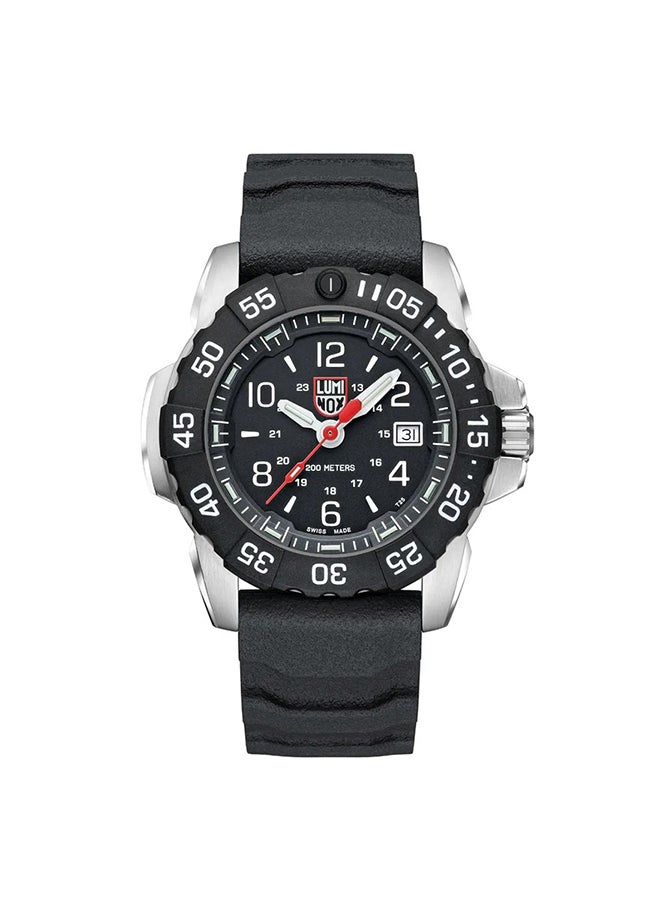 Luminox Men's Analog Round Shape Rubber Wrist Watch XS.3251.CB - 45 Mm - Image 1