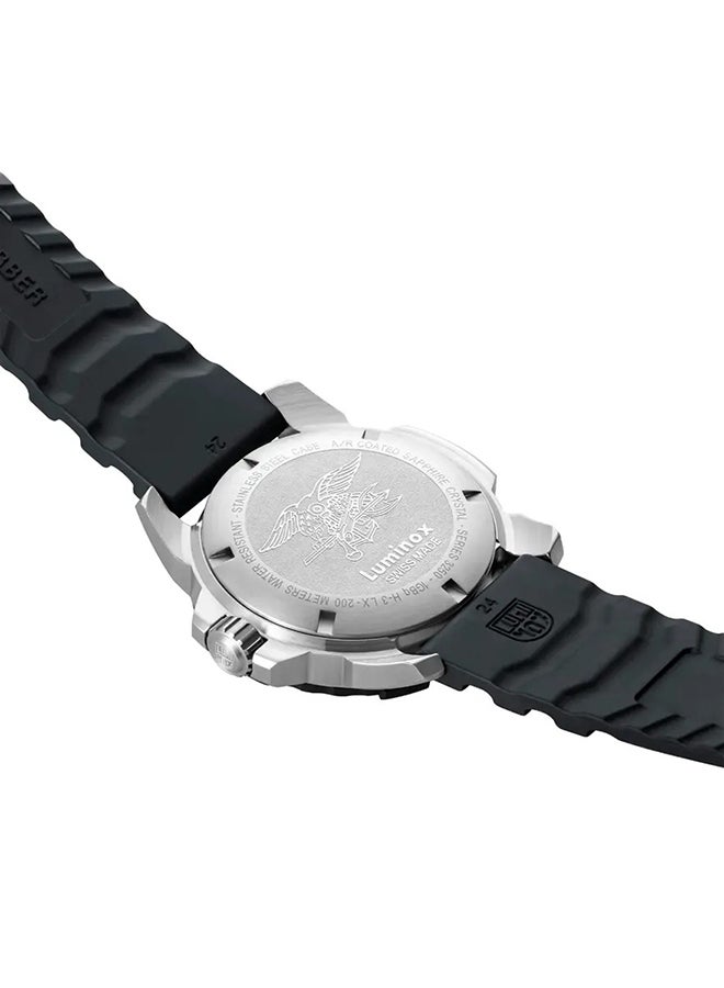 Luminox Men's Analog Round Shape Rubber Wrist Watch XS.3251.CB - 45 Mm - Image 4