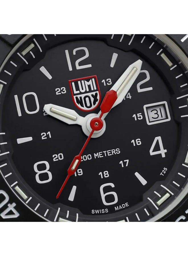 Luminox Men's Analog Round Shape Rubber Wrist Watch XS.3251.CB - 45 Mm - Image 5