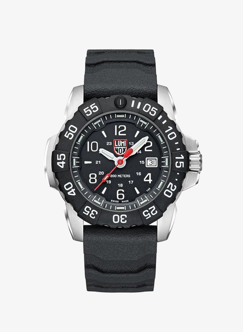 Luminox Men's Analog Round Shape Rubber Wrist Watch XS.3251.CB - 45 Mm - Image 1