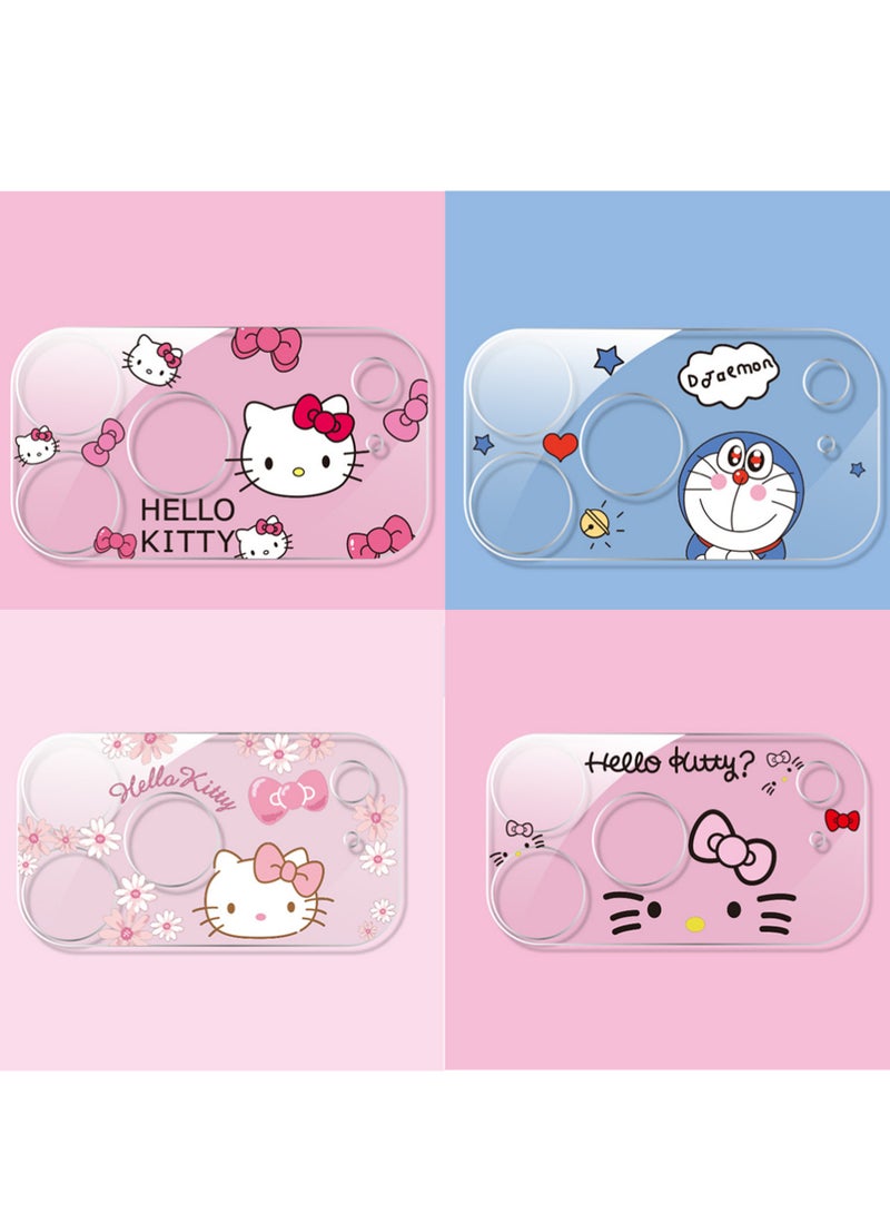 X-level 4Pack iPhone 17 Pro Max Camera Lens Protector, HD Anti-Glare, Case Friendly, Ultra-thin 9H Tempered Glass, Scratch-Resistant, Lens Protector For iPhone 17 Pro Max , Anti-scratch and Ffingerprint-Resistant- Cute Clear - Image 2