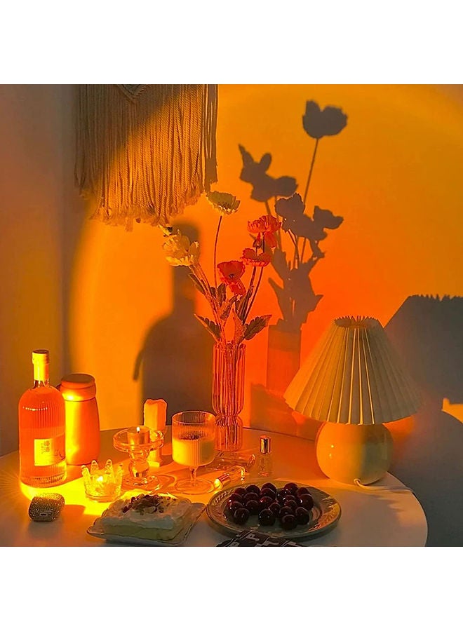 Arabest Sunset Projector Lamps Night Light With 180 Degree Rotation Warm White - Image 3
