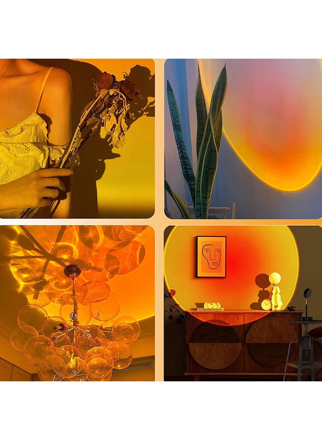 Arabest Sunset Projector Lamps Night Light With 180 Degree Rotation Warm White - Image 5