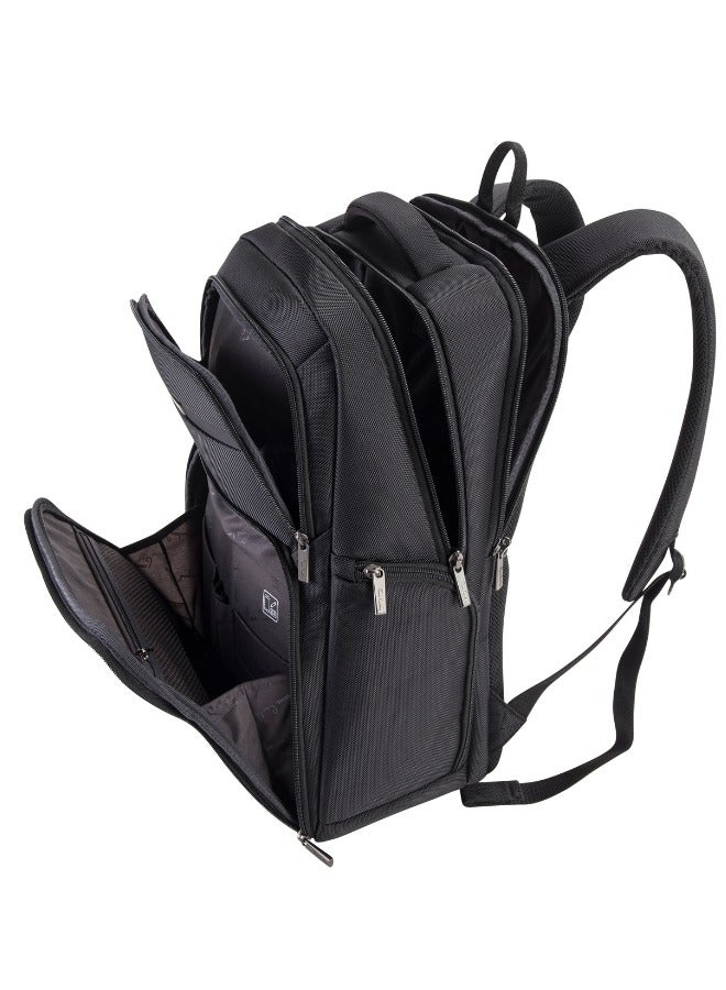 pierre cardin Professional Travel Laptop Backpack, Extensible Business Bag, Water Resistant College Backpack - Image 4