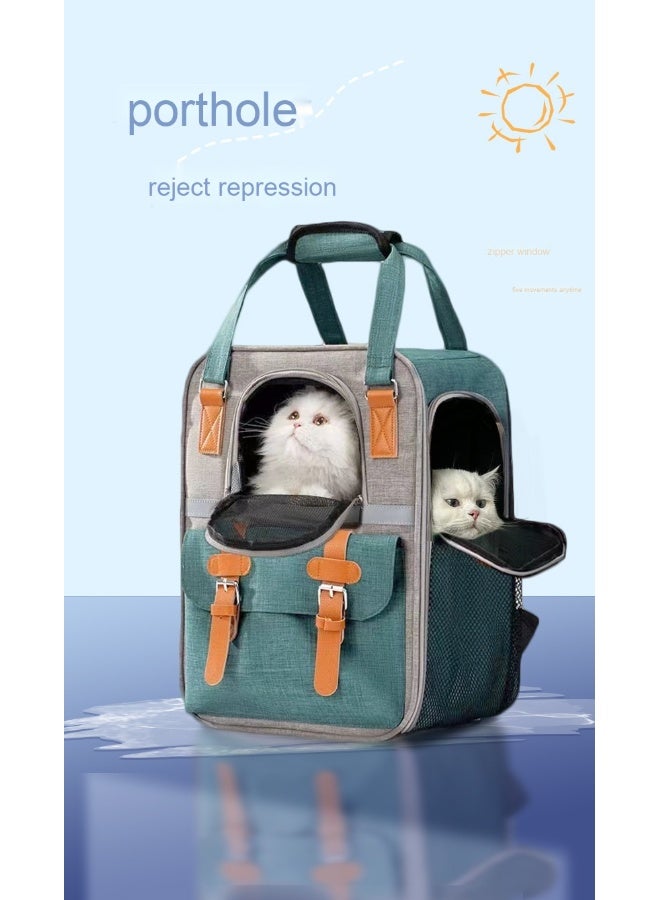 Generic Portable Large Capacity Transparent Cat and Dog Backpack  - Image 2