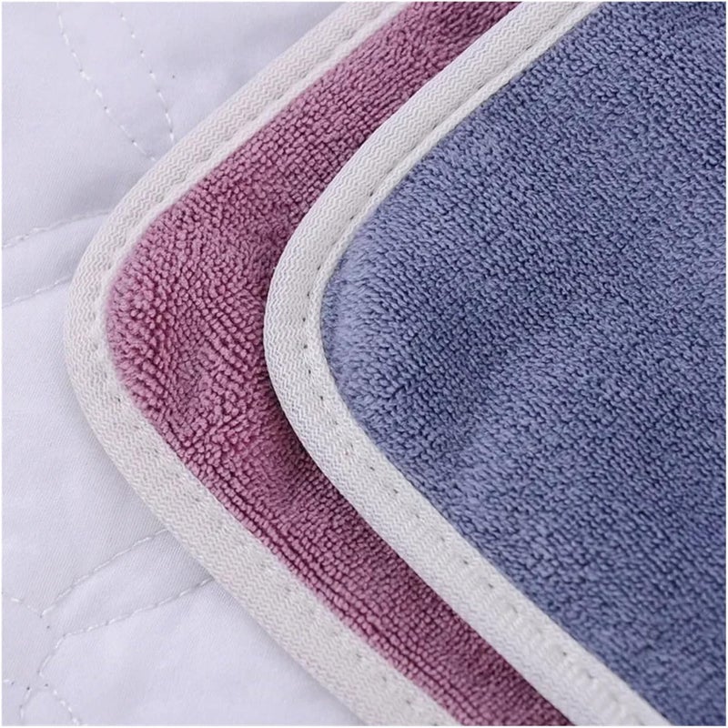 غطاء سرير التجميل، غطاء طاولة التدليك، مقاس 35 * 35 سم، من الحرير الكثيف، منشفة وجه مزودة بفتحة للوجه، منشفة لسرير التدليك الصحي (رمادي داكن) - Image 5