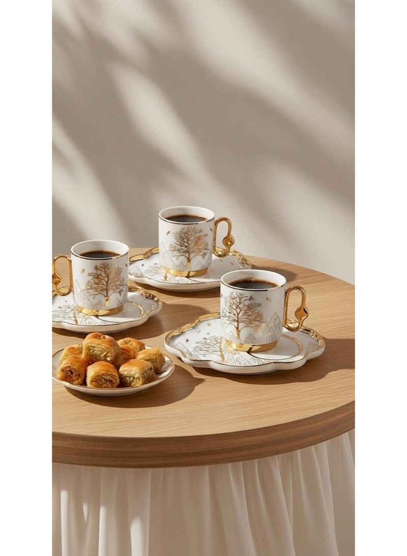 MARS Q Tea or cappuccino cups and saucers set - Image 5