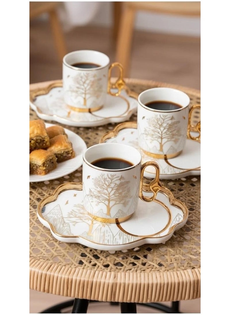 MARS Q Tea or cappuccino cups and saucers set - Image 4