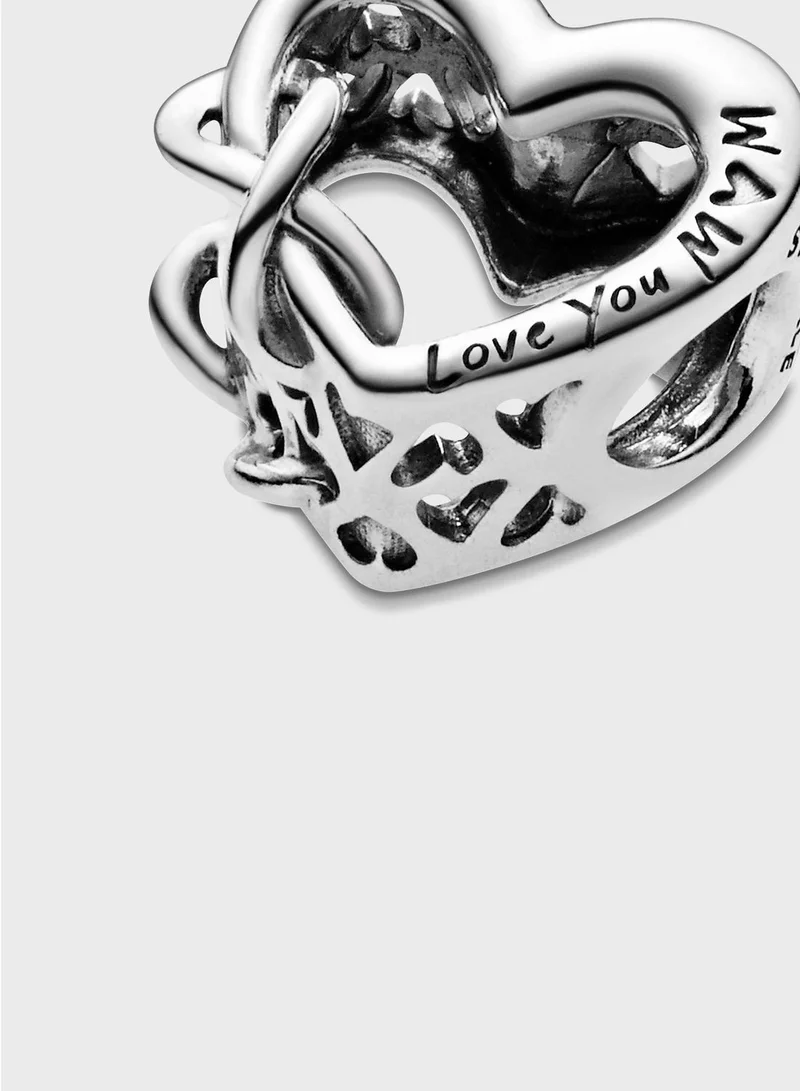 PANDORA Love You Mum Infinity Heart Charm