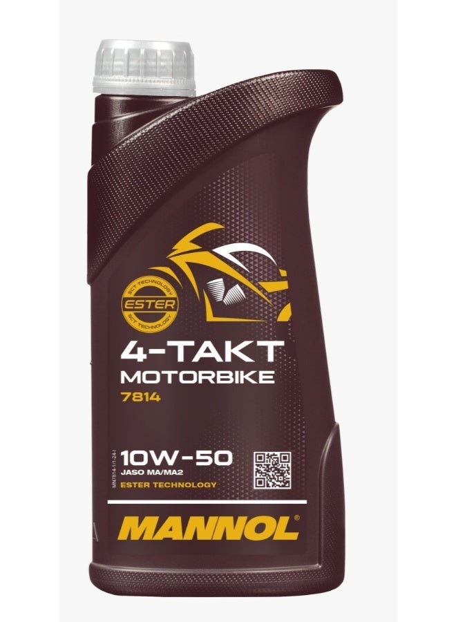 MANNOL 4-Takt Motorbike 10W-50 - Image 1