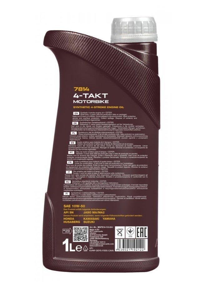 MANNOL 4-Takt Motorbike 10W-50 - Image 2