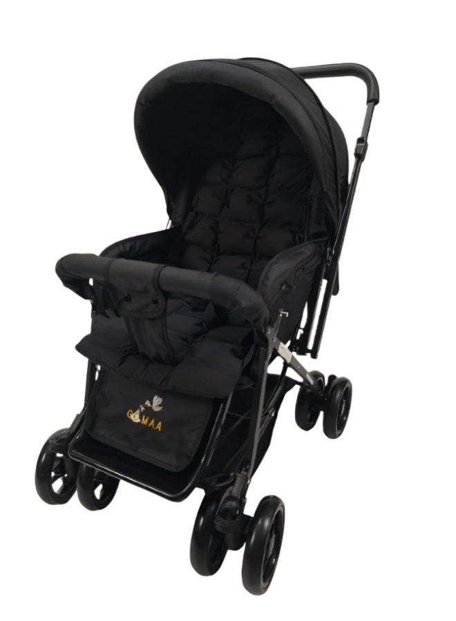 جوما عربة أطفال ادفع و انطلق من جوما (أسود)