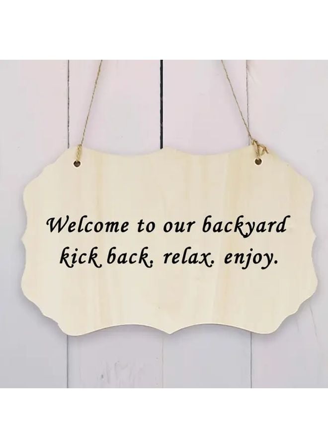 10 Pcs Wooden Hanging Sign Customizable Wall Decor for Halloween Christmas - Image 5