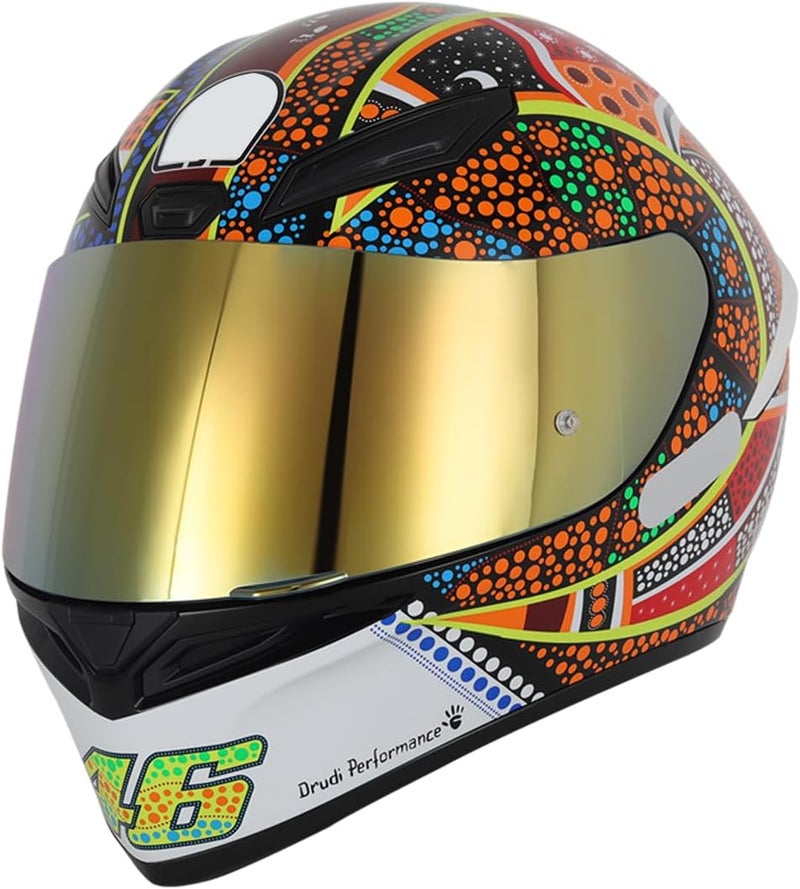 SOMAN K1 Helmet Visor Replacements, K1S Tinted Helmet Visor Compatible with K1 K1S K3SV K5 K5S UV Protection (Gold) - Image 5