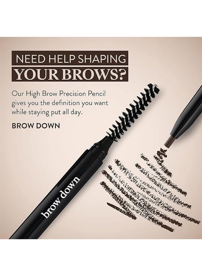 Mented Waterproof Eyebrow Pen with Brush, Brow Pencil & Lash Spoolies for Eyelash Extensions, Eye Brow Pencils for Women, Eyelash Brush & Spoolie Combo, Eyebrow Makeup Tool Set, Brow Down (Deep Brown) - Image 5