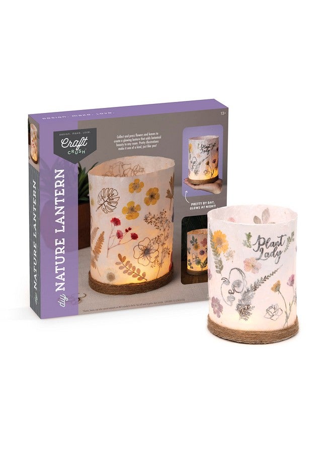 Craft Crush Nature DIY Lantern Making Kit - Bring Nature Inside - Garden Decor, Art Project, Creative Activities for Birthday, Parties, School - Art Supplies - Art & Craft Kit for Kids, Teens, Adults - Image 2