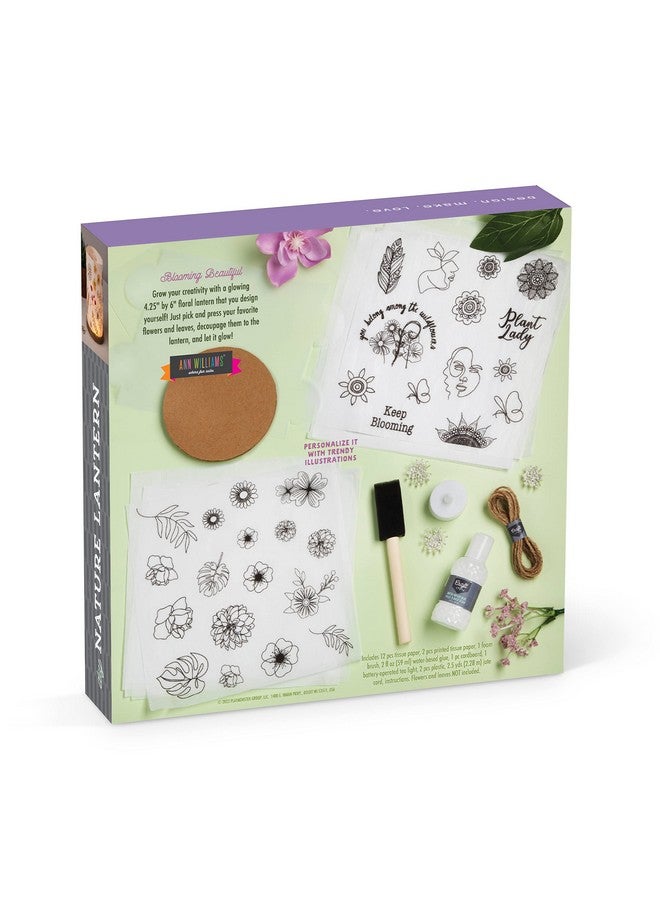 Craft Crush Nature DIY Lantern Making Kit - Bring Nature Inside - Garden Decor, Art Project, Creative Activities for Birthday, Parties, School - Art Supplies - Art & Craft Kit for Kids, Teens, Adults - Image 4