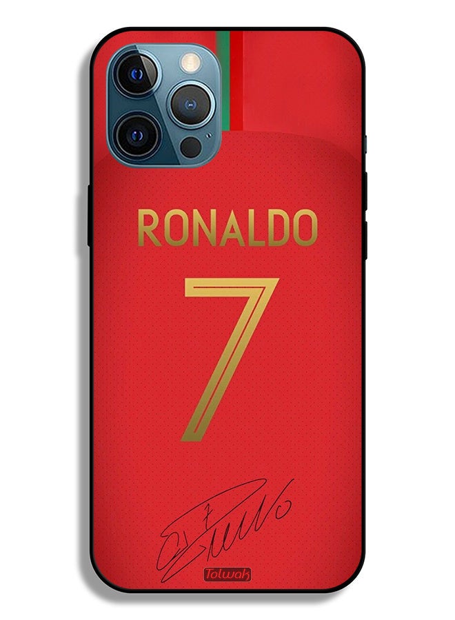 Tolwak Apple iPhone 12 Pro Max Protective Case Ronaldo 7 - Image 2