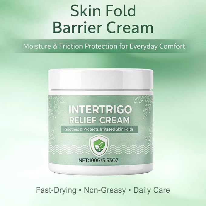 YOOJ Intertrigo Relief Cream, Intertrigo Barrier Cream for Belly Fold, Moisture & Friction Protection Skin Comfort, Fast-Drying Non-Greasy, 3.53 oz (100 g) - Image 2