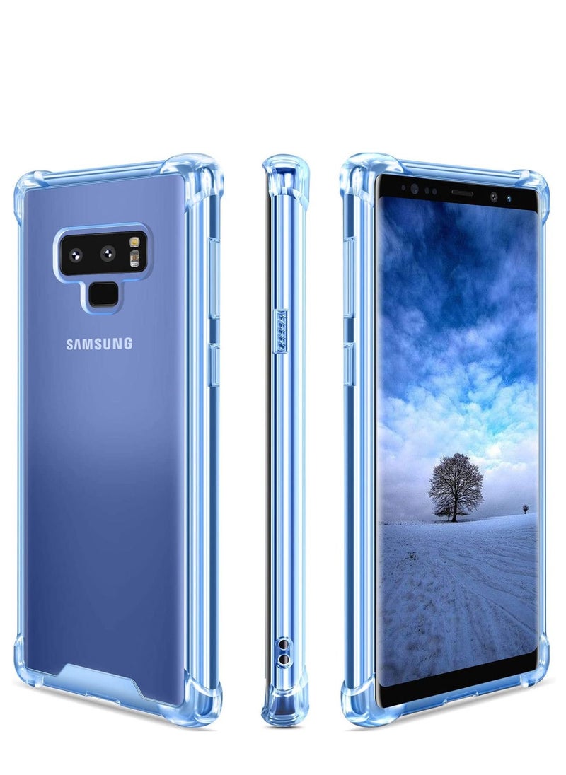 Generic - case for Samsung Galaxy Note 9 Case,Clear Note 9 Case Shockproof TPU Bumper Cases Non Slip Scratch Resistant PC Hard Back Protective Case Cover for Galaxy Note 9 - Clear - Image 1