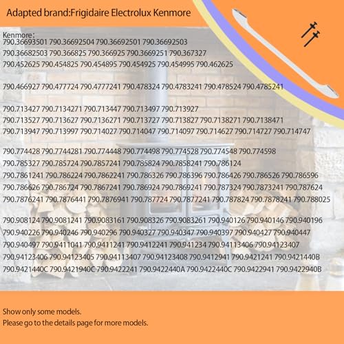 supeiqality 2026 Upgraded 316443601 Oven Door Handle Compatible Frigidaire Kenmore Electrolux Range Oven Stove Handle Replaces AP3906094 PS1147400(Include 2 PC Handle Screws) 2-Year Warranty - Image 5