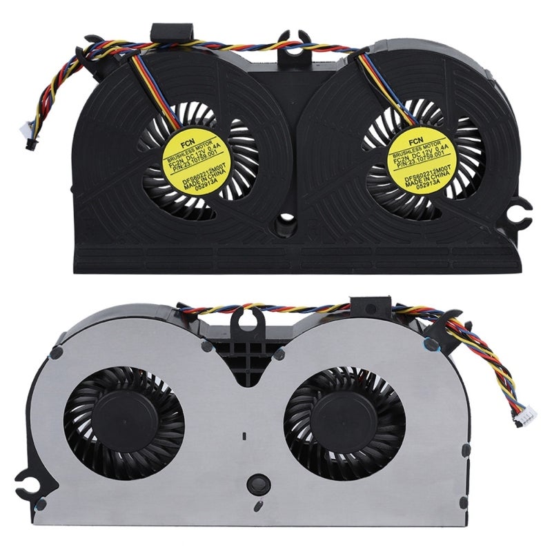 CPU Fan Dual 4Pin Interface with Two Fans - Fast Heat Dissipation CPU Cooling Fan for HP EliteOne 705 G1 800 G1 All-in-One Series - Image 4