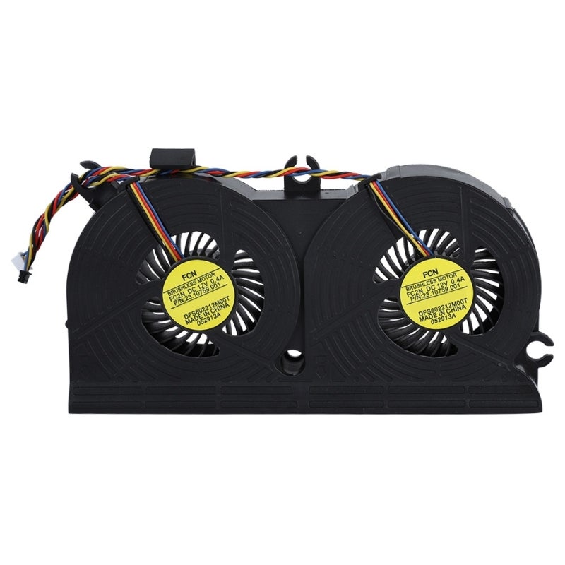CPU Fan Dual 4Pin Interface with Two Fans - Fast Heat Dissipation CPU Cooling Fan for HP EliteOne 705 G1 800 G1 All-in-One Series - Image 2