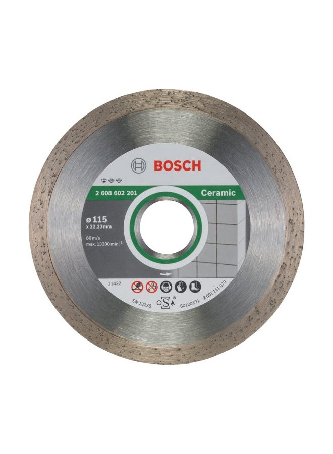 Bosch 2608602201 115mm Ceramic Diamond Cutting Disc - Image 1