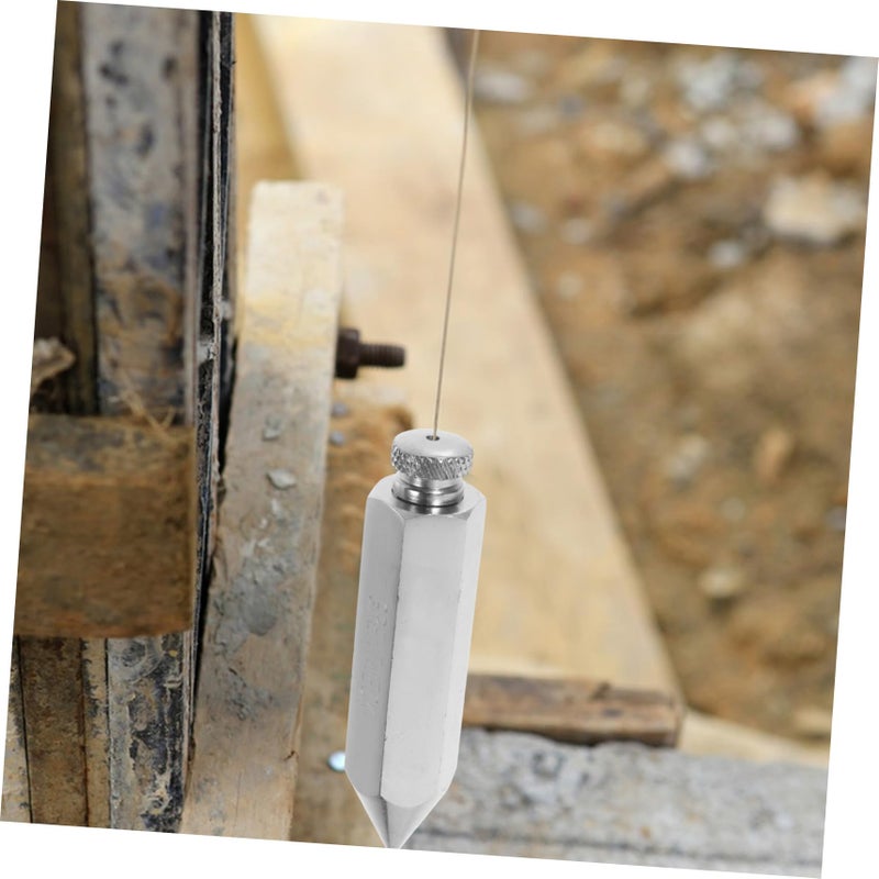 Large Construction Plumb Bob with String Vertical Measuring Tool Line Hammer - Image 4