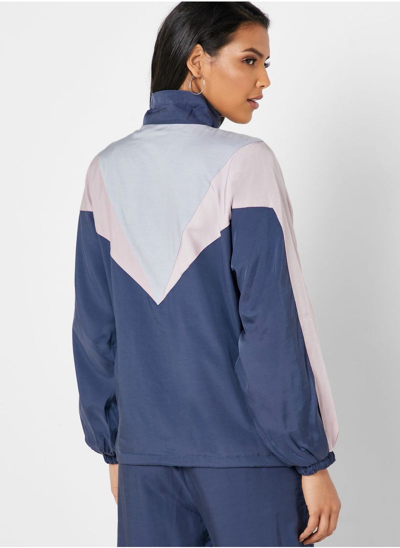 Native Youth Oversized Colourblock Track Jacket  - Image 2