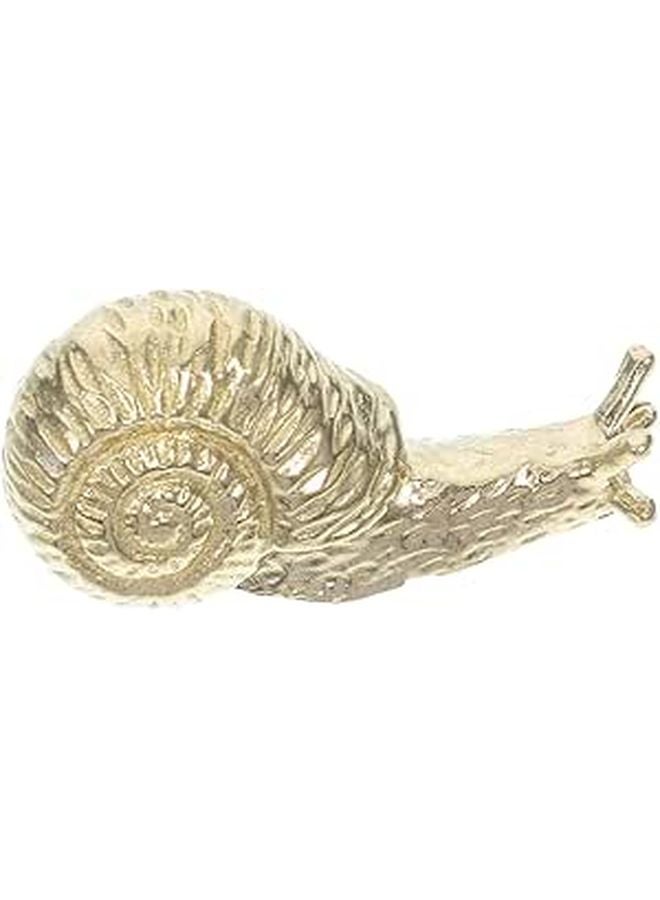 Vintage Brass Snail Cabinet Knobs Gold Drawer Pulls Antique Hardware For Furniture - Image 1