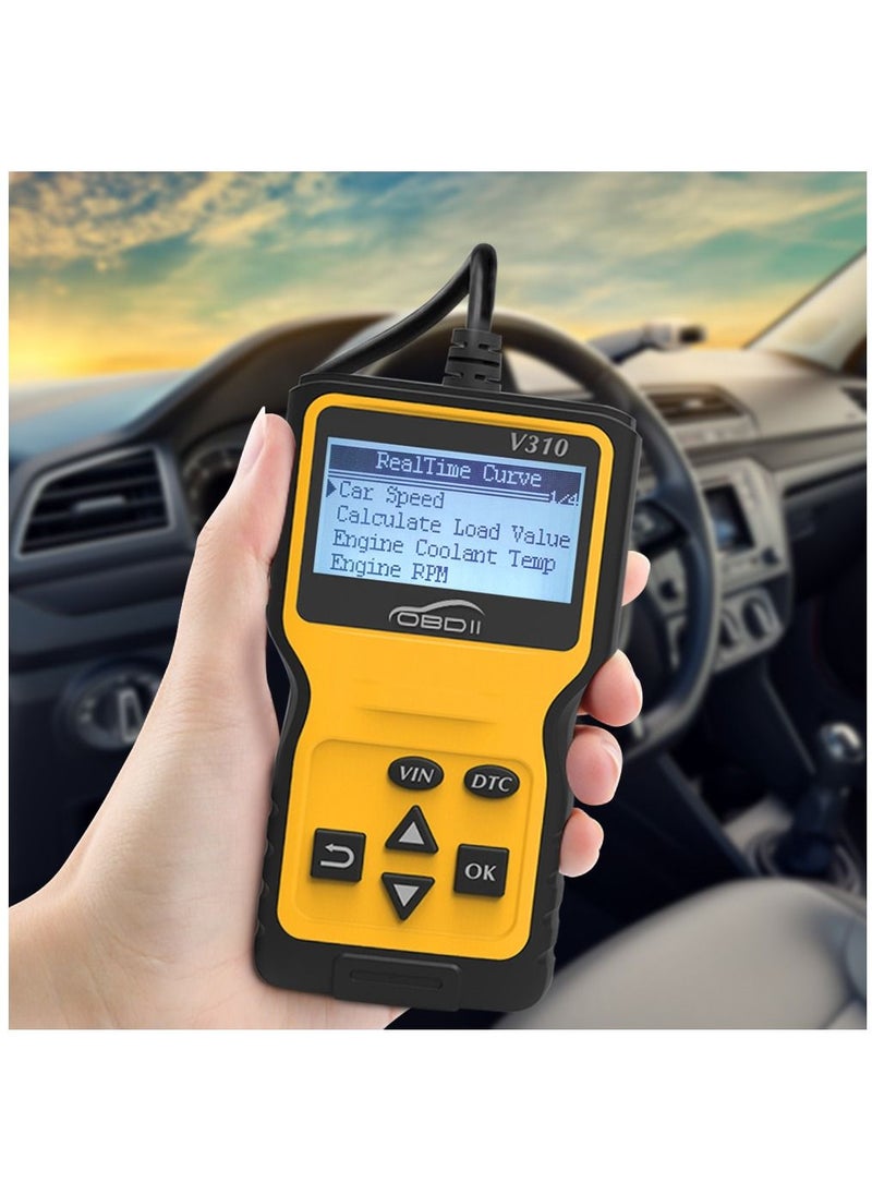 Car Trouble Code Reader, OBD2 Scanner Engine Diagnostics V310 Car Code Reader and Vehicle Car Engine Trouble Diagnostic Code Scanner Tool for All Cars
