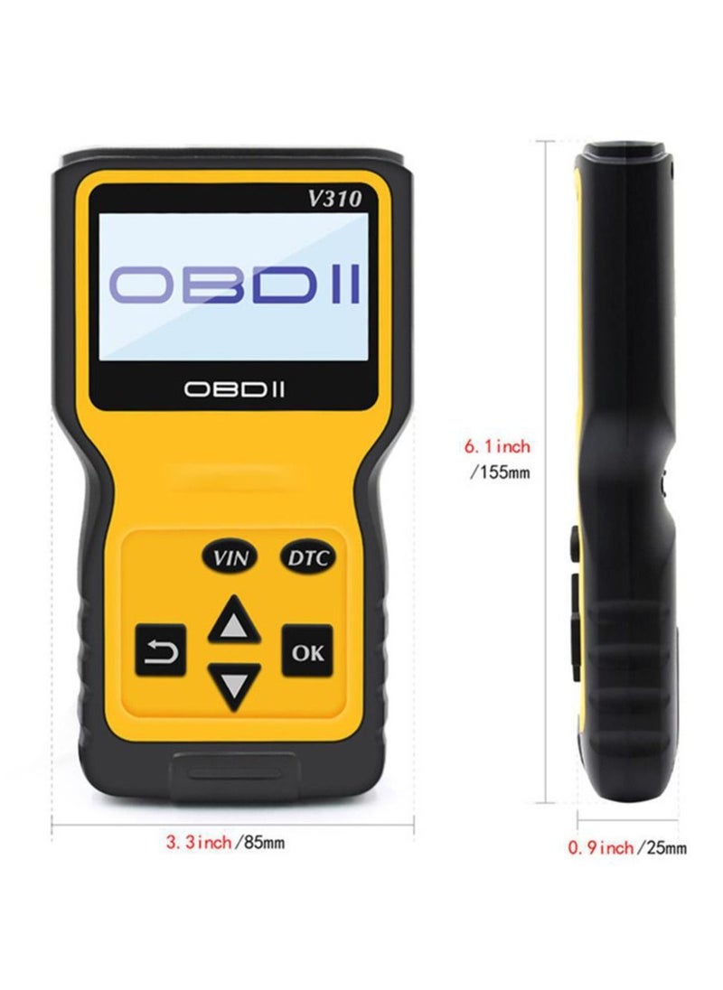 Car Trouble Code Reader, OBD2 Scanner Engine Diagnostics V310 Car Code Reader and Vehicle Car Engine Trouble Diagnostic Code Scanner Tool for All Cars